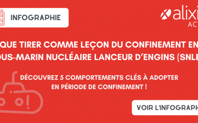 Infographie : 5 comportements clés à adopter en période de confinement
