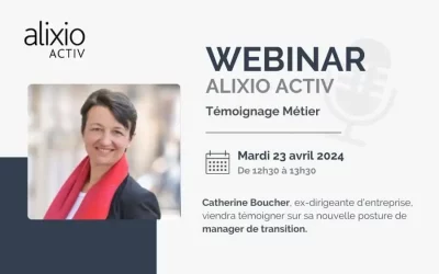 Témoignage Métier : Management de transition – Webinar 23/04/2024