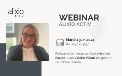 L&rsquo;optimisation fiscale – Webinar 04/06/2024
