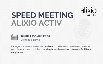 Speed Meeting entre pairs le 09/01/2025