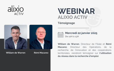Témoignages sur la démarche réseau – Webinar 22/01/2025